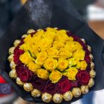 Yellow & Red Bouquet - Image 2