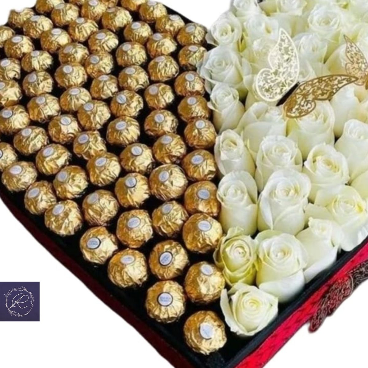 Chocolate White Roses - Image 2