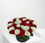 ⁦جوري أحمر وأبيض  / صندوق أسود⁩ - الصورة ⁦5⁩