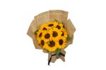 Natural sunflower bouquet – elegant yellow flower gift
