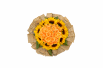 Sunflower and rose bouquet – luxury floral gift