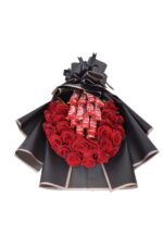 Red roses and KitKat chocolate bouquet – luxury romantic gift